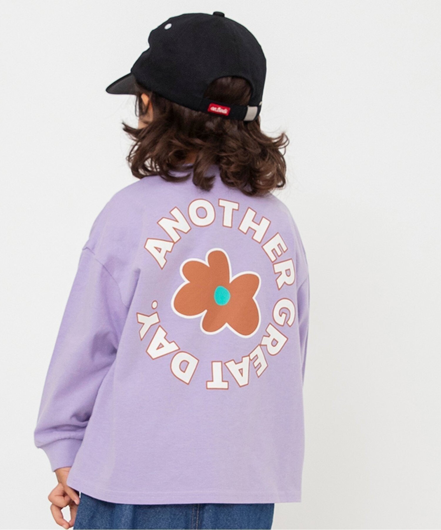 【エフオー オンラインストア/F.O.Online Store / KIDS】のWEB限定 ストリートTシャツ インテリア・キッズ・メンズ・レディースファッション・服の通販 founy(ファニー) 　ファッション　Fashion　キッズファッション　Fashion for Kids　人気　Popular, Best Seller　長袖　Long Sleeve, Full Sleeve　ラベンダー|ID: prp329100004707658 ipo3291000000034119554