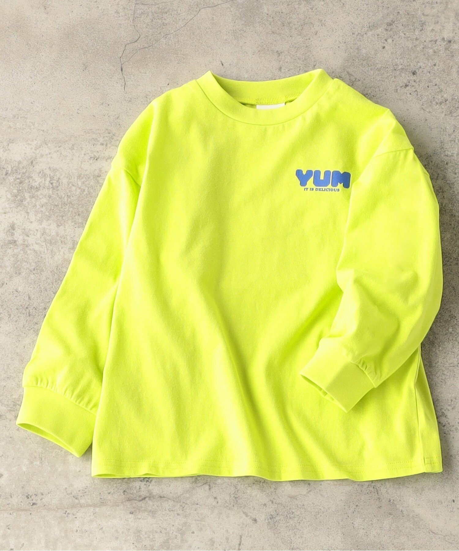【エフオー オンラインストア/F.O.Online Store / KIDS】のWEB限定 ストリートTシャツ インテリア・キッズ・メンズ・レディースファッション・服の通販 founy(ファニー) 　ファッション　Fashion　キッズファッション　Fashion for Kids　人気　Popular, Best Seller　長袖　Long Sleeve, Full Sleeve　ライム|ID: prp329100004707658 ipo3291000000034119556