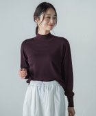 【ロートレ アモン/LAUTRE AMONT】のBrisbaneタートルネックニットプルオーバー≪手洗い可能≫ ボルドー|ID: prp329100004707680 ipo3291000000034002098
