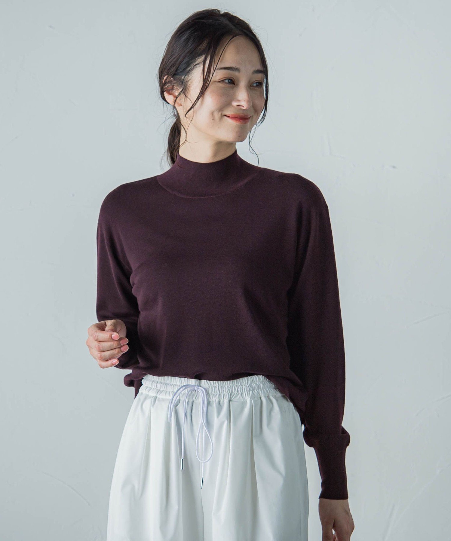 【ロートレ アモン/LAUTRE AMONT】のBrisbaneタートルネックニットプルオーバー≪手洗い可能≫ インテリア・キッズ・メンズ・レディースファッション・服の通販 founy(ファニー) 　ファッション　Fashion　レディースファッション　Fashion for Women　トップス・カットソー　Cut & Sew Tops　ニット　Knit Tops & Sweaters　カジュアルプルオーバー・ニットトップス　Pullovers & Knit Tops / Casual Pullovers　タートルネック・ハイネックトップス　Turtlenecks & High-Neck Tops　秋　Autumn　ハイネック　High Neck, Mock Neck　パープル　Purple, Violet　ロング　Long, Long-Length　A/W・秋冬　Autumn/Winter　2024年　2024　エレガント 上品　Elegant　ビジネス 仕事 通勤　Business / Work / Commuting　2024-2025秋冬・A/W　Autumn/Winter 2024–25 AW24–25　ボルドー|ID: prp329100004707680 ipo3291000000034002098