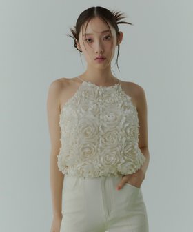 【エイミーイストワール/eimy istoire】のボリュームフラワーモチーフアメスリトップス 人気、トレンドファッション・服の通販 founy(ファニー) ファッション Fashion レディースファッション Fashion for Women トップス・カットソー Cut & Sew Tops 花柄・フラワープリント・モチーフ Floral Prints & Motifs / Flower Pattern Tops アクセサリー Fashion Accessories カッティング Cutting Detail 軽量 Lightweight, Ultra Light シンプル Simple, Minimal ジャケット Jacket, Outerwear スラックス Slacks, Dress Pants タイトスカート Pencil Skirt, Tight Skirt デニム Denim, Jeans Material バランス Balance, Style Balance フラワー Flower, Floral モチーフ Motif, Design Theme ワイド Wide, Wide Fit 再入荷 Restock / Back in Stock おすすめ Recommended / Our Picks |ID:prp329100004707706