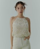 【エイミーイストワール/eimy istoire】のボリュームフラワーモチーフアメスリトップス 人気、トレンドファッション・服の通販 founy(ファニー) ファッション Fashion レディースファッション Fashion for Women トップス・カットソー Cut & Sew Tops 花柄・フラワープリント・モチーフ Floral Prints & Motifs / Flower Pattern Tops アクセサリー Fashion Accessories カッティング Cutting Detail 軽量 Lightweight, Ultra Light シンプル Simple, Minimal ジャケット Jacket, Outerwear スラックス Slacks, Dress Pants タイトスカート Pencil Skirt, Tight Skirt デニム Denim, Jeans Material バランス Balance, Style Balance フラワー Flower, Floral モチーフ Motif, Design Theme ワイド Wide, Wide Fit 再入荷 Restock / Back in Stock おすすめ Recommended / Our Picks thumbnail IVORY|ID: prp329100004707706 ipo3291000000034002311