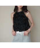 【エイミーイストワール/eimy istoire】のボリュームフラワーモチーフアメスリトップス 人気、トレンドファッション・服の通販 founy(ファニー) ファッション Fashion レディースファッション Fashion for Women トップス・カットソー Cut & Sew Tops 花柄・フラワープリント・モチーフ Floral Prints & Motifs / Flower Pattern Tops アクセサリー Fashion Accessories カッティング Cutting Detail 軽量 Lightweight, Ultra Light シンプル Simple, Minimal ジャケット Jacket, Outerwear スラックス Slacks, Dress Pants タイトスカート Pencil Skirt, Tight Skirt デニム Denim, Jeans Material バランス Balance, Style Balance フラワー Flower, Floral モチーフ Motif, Design Theme ワイド Wide, Wide Fit 再入荷 Restock / Back in Stock おすすめ Recommended / Our Picks thumbnail BLACK|ID: prp329100004707706 ipo3291000000034002314