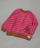 【エフオー オンラインストア/F.O.Online Store / KIDS】のWEB限定 無地ボーダートレーナー ブラウン|ID: prp329100004707712 ipo3291000000034119279
