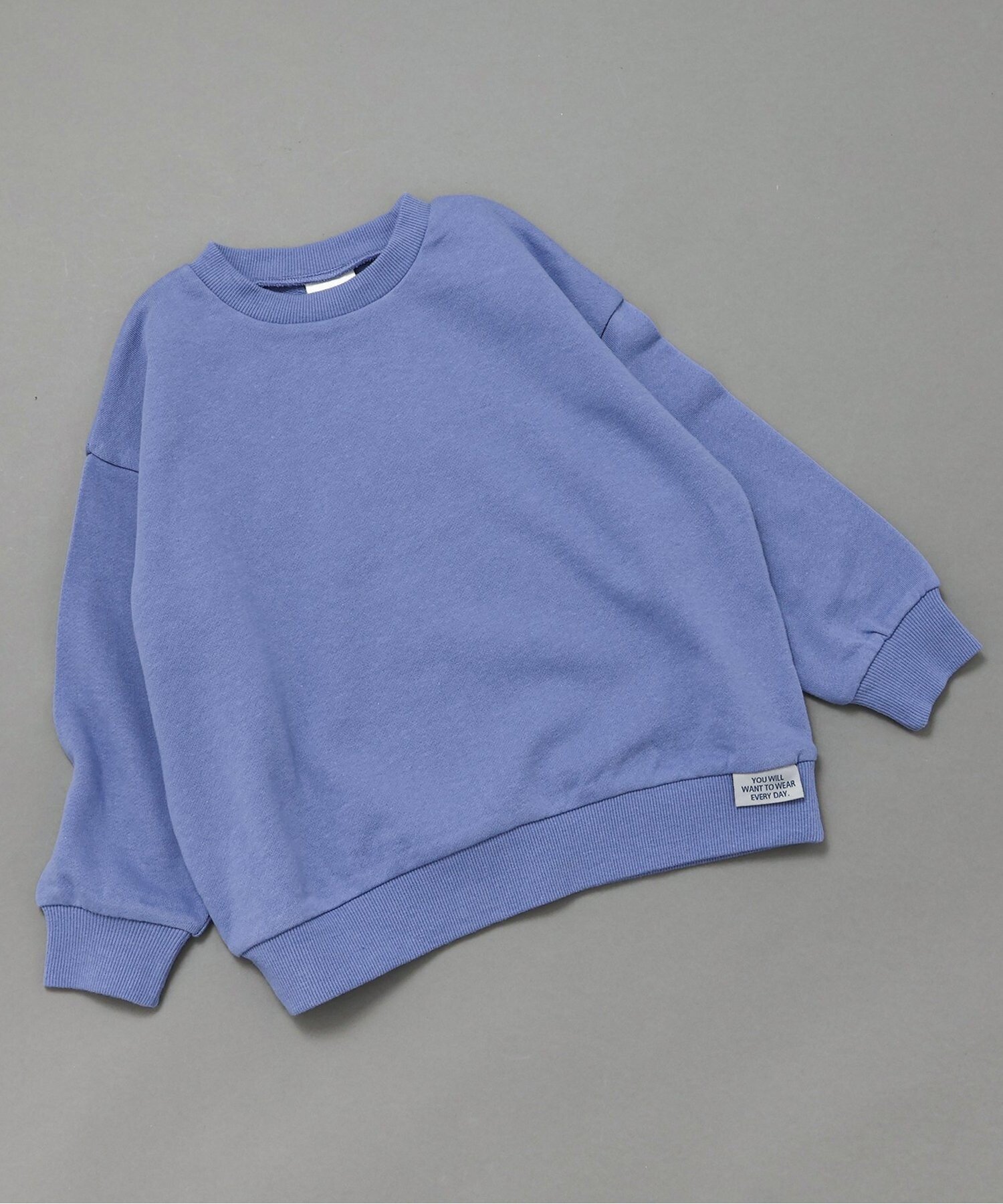 【エフオー オンラインストア/F.O.Online Store / KIDS】のWEB限定 無地ボーダートレーナー インテリア・キッズ・メンズ・レディースファッション・服の通販 founy(ファニー) 　ファッション　Fashion　キッズファッション　Fashion for Kids　2025年　2025　2025-2026秋冬・A/W　Autumn/Winter 2025–26 AW25–26　トレーナー　Sweatshirt, Trainer　ボーダー　Border, Stripe　人気　Popular, Best Seller　無地　Plain, Solid Color　パープル|ID: prp329100004707712 ipo3291000000034119285