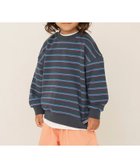 【エフオー オンラインストア/F.O.Online Store / KIDS】のWEB限定 無地ボーダートレーナー チャコール|ID: prp329100004707712 ipo3291000000034774497