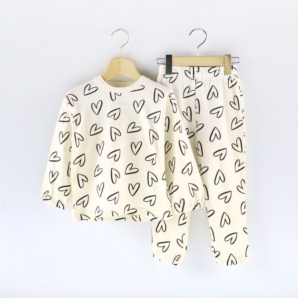 【ブランシェス/branshes / KIDS】の【WEB限定/DRC】アソート長袖パジャマ インテリア・キッズ・メンズ・レディースファッション・服の通販 founy(ファニー) 　ファッション　Fashion　キッズファッション　Fashion for Kids　パジャマ　Pajamas, Sleepwear　ボトム　Bottoms, Lower Wear　吸水　Absorbent, Quick-Dry　長袖　Long Sleeve, Full Sleeve　オフホワイト|ID: prp329100004707728 ipo3291000000034100320