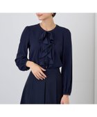 【アナイ/ANAYI】の【Eternal Line 2024】バックサテンリボンラッフル ブラウス navy|ID: prp329100004707747 ipo3291000000034002648