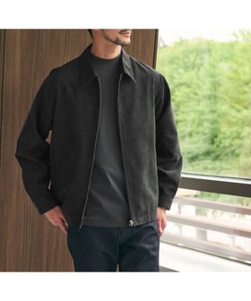 【ビューティ&ユース ユナイテッドアローズ/BEAUTY&YOUTH / UNITED ARROWS / MEN】の【WEB限定 WARDROBE SMART】スエードライク ジップ ブルゾン 人気、トレンドファッション・服の通販 founy(ファニー) ファッション Fashion メンズファッション Fashion for Men シンプル Simple, Minimal ジップ Zip, Zipper スマート Smart, Elegant デニム Denim, Jeans Material バランス Balance, Style Balance ファブリック Fabric, Textile ブルゾン Blouson, Bomber Jacket ポケット Pocket, Pocket Detail ミドル Middle Length, Mid Height レギュラー Regular, Standard Fit エレガント 上品 Elegant |ID:prp329100004707752