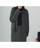 【コムサイズム/COMME CA ISM】のダンボールニット カーディガン / セットアップ対応 人気、トレンドファッション・服の通販 founy(ファニー) ファッション Fashion レディースファッション Fashion for Women トップス・カットソー Cut & Sew Tops ニット Knit Tops & Sweaters カーディガン・羽織り Layered Style Cardigans おすすめ Recommended / Our Picks インナー Innerwear カーディガン Cardigan, Knitwear クロップド Cropped, Short Length シンプル Simple, Minimal セットアップ Set-Up, Coordinated Outfit トレンド Trend, Trending Now バランス Balance, Style Balance ポケット Pocket, Pocket Detail エレガント 上品 Elegant thumbnail ダークグリーン|ID: prp329100004707770 ipo3291000000034002955