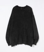 【ジーナシス/JEANASiS】の12Gストーンウォッシュカットライクプルオーバー 人気、トレンドファッション・服の通販 founy(ファニー) ファッション Fashion レディースファッション Fashion for Women トップス・カットソー Cut & Sew Tops カジュアルプルオーバー・ニットトップス Pullovers & Knit Tops / Casual Pullovers おすすめ Recommended / Our Picks インナー Innerwear シンプル Simple, Minimal ダメージ Distressed, Destroyed デニム Denim, Jeans Material フレア Flare, Flared 長袖 Long Sleeve, Full Sleeve thumbnail ブラック|ID: prp329100004707826 ipo3291000000034003372