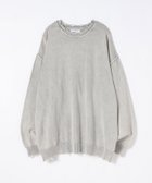 【ジーナシス/JEANASiS】の12Gストーンウォッシュカットライクプルオーバー 人気、トレンドファッション・服の通販 founy(ファニー) ファッション Fashion レディースファッション Fashion for Women トップス・カットソー Cut & Sew Tops カジュアルプルオーバー・ニットトップス Pullovers & Knit Tops / Casual Pullovers おすすめ Recommended / Our Picks インナー Innerwear シンプル Simple, Minimal ダメージ Distressed, Destroyed デニム Denim, Jeans Material フレア Flare, Flared 長袖 Long Sleeve, Full Sleeve thumbnail グレー|ID: prp329100004707826 ipo3291000000034003373
