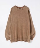 【ジーナシス/JEANASiS】の12Gストーンウォッシュカットライクプルオーバー 人気、トレンドファッション・服の通販 founy(ファニー) ファッション Fashion レディースファッション Fashion for Women トップス・カットソー Cut & Sew Tops カジュアルプルオーバー・ニットトップス Pullovers & Knit Tops / Casual Pullovers おすすめ Recommended / Our Picks インナー Innerwear シンプル Simple, Minimal ダメージ Distressed, Destroyed デニム Denim, Jeans Material フレア Flare, Flared 長袖 Long Sleeve, Full Sleeve thumbnail ブラウン|ID: prp329100004707826 ipo3291000000034003374