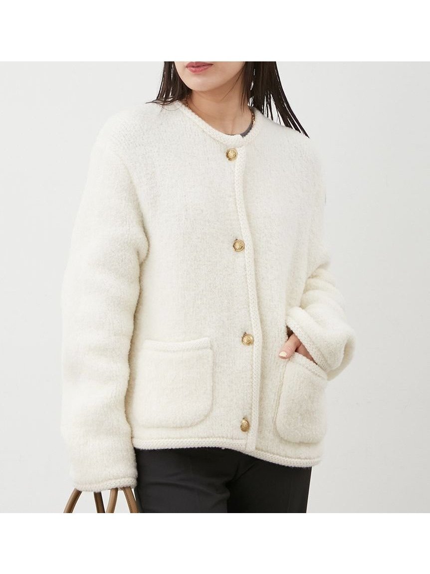 【ミラオーウェン/Mila Owen】の金釦ムートンライクボアニットカーディガン 人気、トレンドファッション・服の通販 founy(ファニー)  雑誌掲載アイテム Magazine Picks & Fashion Features ファッション雑誌 Fashion Magazines アンドガール andGIRL クラッシィ CLASSY. ファッション Fashion レディースファッション Fashion for Women トップス・カットソー Cut & Sew Tops ニット Knit Tops & Sweaters カーディガン・羽織り Layered Style Cardigans 11月号 November Issue 雑誌 Magazine, Fashion Magazine  other-1|ID: prp329100004707828 ipo3291000000034437824