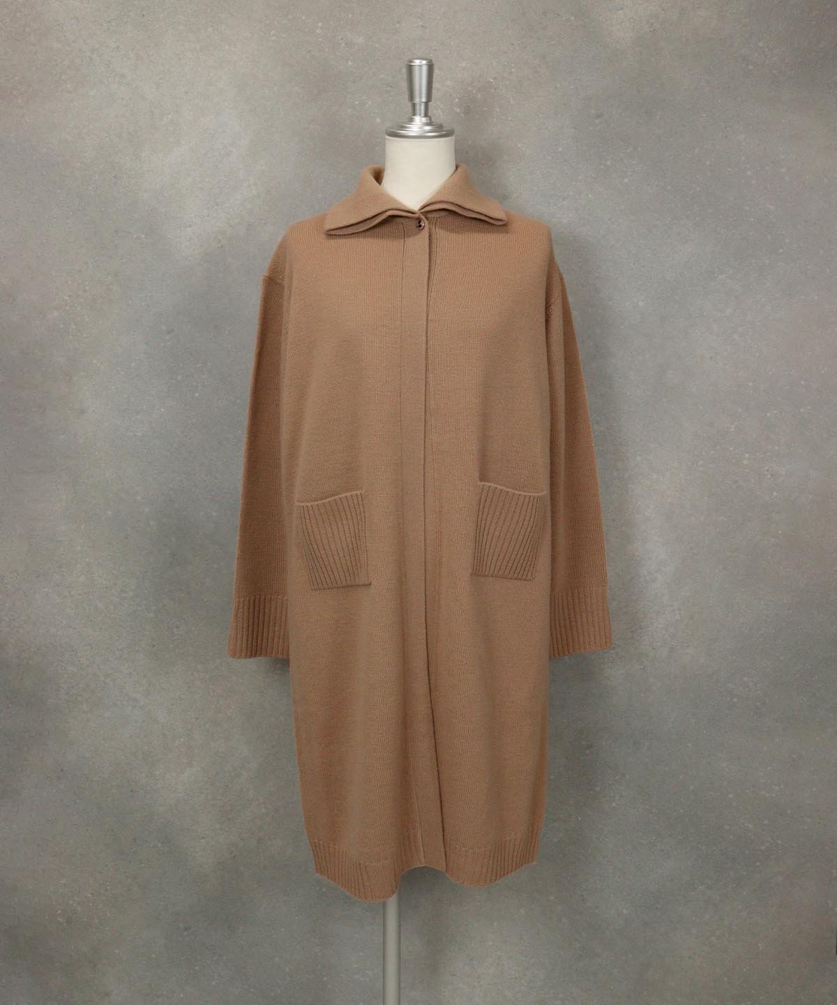 【スタジオピッコーネ/STUDIO PICONE】のウール100%ロングニットカーディガン 人気、トレンドファッション・服の通販 founy(ファニー) 　ファッション　Fashion　レディースファッション　Fashion for Women　トップス・カットソー　Cut & Sew Tops　ニット　Knit Tops & Sweaters　カーディガン・羽織り　Layered Style Cardigans　ストーン　Stone, Gem-Like　フロント　Front, Front Design　ポケット　Pocket, Pocket Detail　エレガント 上品　Elegant　 other-1|ID: prp329100004707838 ipo3291000000034003506