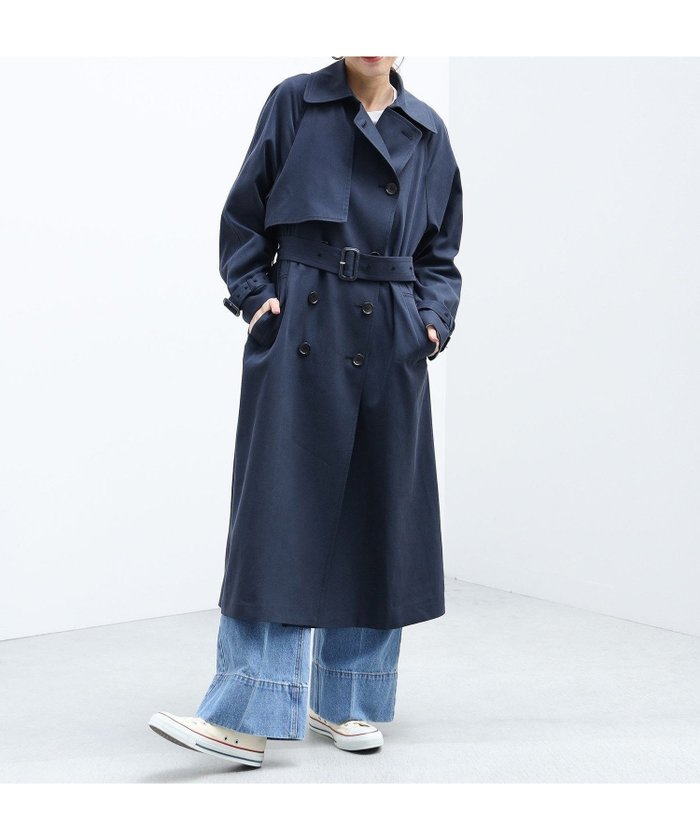 【ビームス ウイメン/BEAMS】のオーバー トレンチコート インテリア・キッズ・メンズ・レディースファッション・服の通販 founy(ファニー) https://founy.com/ ファッション Fashion レディースファッション Fashion for Women アウター Coat / Outerwear Collection コート・ロングコート・ピーコート Long Coats, Peacoats & More トレンチコート / 春秋の定番アウター Trench Coats エレガント 上品 Elegant |ID: prp329100004707912 ipo3291000000034004186