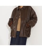 【エヌ ナチュラルビューティーベーシック/N.Natural Beauty basic】のフェイクレザーステンカラーブルゾン 人気、トレンドファッション・服の通販 founy(ファニー) ファッション Fashion レディースファッション Fashion for Women アウター Coat / Outerwear Collection ブルゾンジャケット・スポーティアウター Blouson Jackets シンプル Simple, Minimal フェイクレザー Faux Leather, PU Leather フェミニン Feminine, Girly ブルゾン Blouson, Bomber Jacket リラックス Relax, Relaxed Fit 今季 This Season, Current Season 軽量 Lightweight, Ultra Light thumbnail ブラウン|ID: prp329100004708506 ipo3291000000034007429