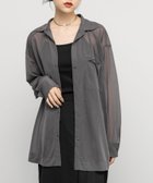 【ケービーエフ/KBF / URBAN RESEARCH】のシアールーズシャツ 人気、トレンドファッション・服の通販 founy(ファニー) ファッション Fashion レディースファッション Fashion for Women トップス・カットソー Cut & Sew Tops シャツ・ブラウス・オフィスカジュアル Elegant Blouses & Button-Ups 2025年 2025 2025-2026秋冬・A/W Autumn/Winter 2025–26 AW25–26 冬 Winter / This Winter コンパクト Compact, Small Size ドレープ Drape, Draping Fabric ベスト Vest, Waistcoat A/W・秋冬 Autumn/Winter thumbnail CHARCOAL|ID: prp329100004708568 ipo3291000000034008108