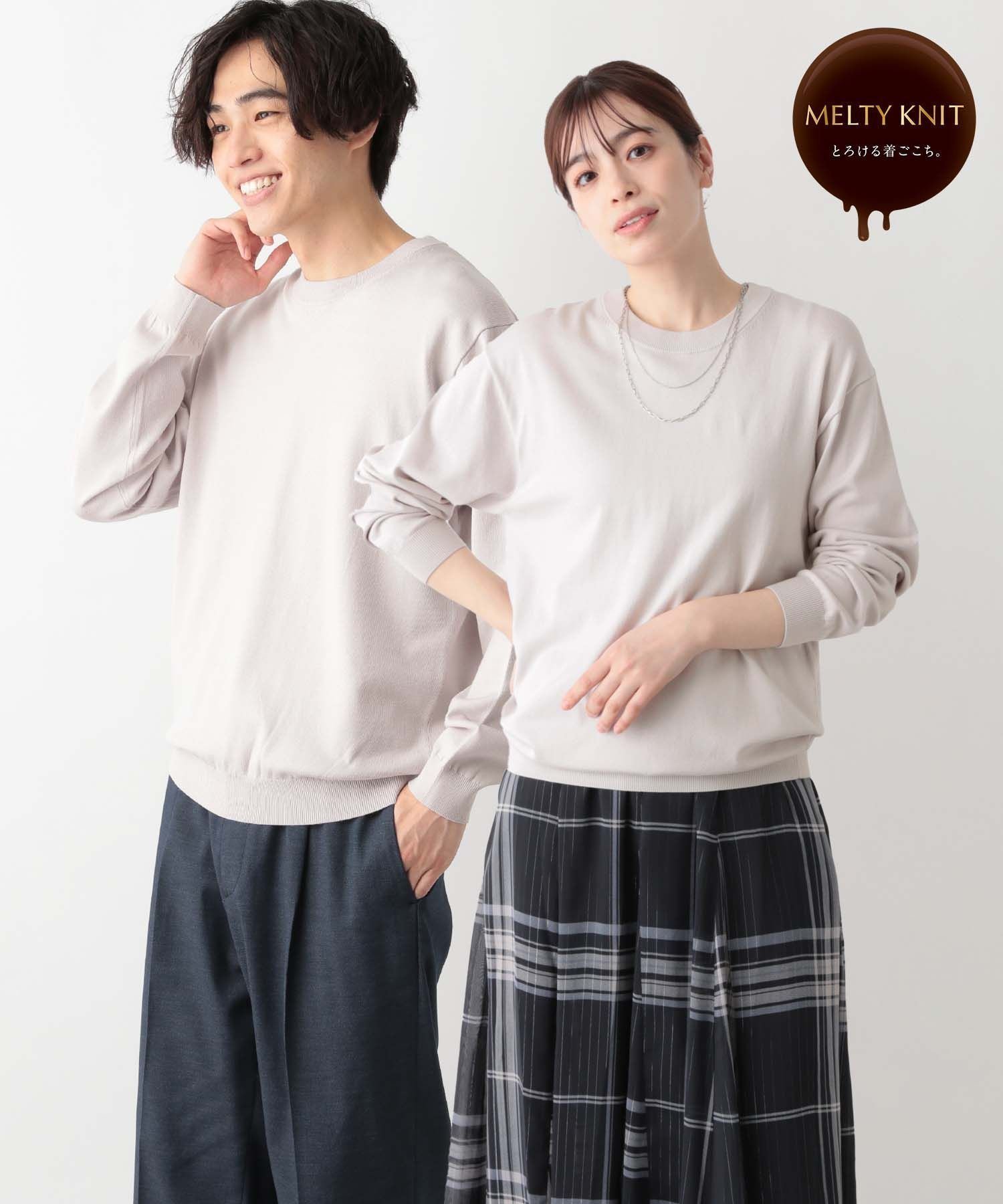 【グローバルワーク/GLOBAL WORK】のメルティライトニット/クルー/147161 人気、トレンドファッション・服の通販 founy(ファニー) 　ファッション　Fashion　レディースファッション　Fashion for Women　トップス・カットソー　Cut & Sew Tops　ニット　Knit Tops & Sweaters　おすすめ　Recommended / Our Picks　なめらか　Smooth, Silky Texture　クラシック　Classic, Timeless Style　フィット　Fit, Slim Fit　リラックス　Relax, Relaxed Fit　ワイド　Wide, Wide Fit　エレガント 上品　Elegant　夏　Summer　定番　Standard, Basic Item　春　Spring　S/S・春夏　SS, Spring/Summer, Warm Season　A/W・秋冬　Autumn/Winter　 other-1|ID: prp329100004708592 ipo3291000000034008348