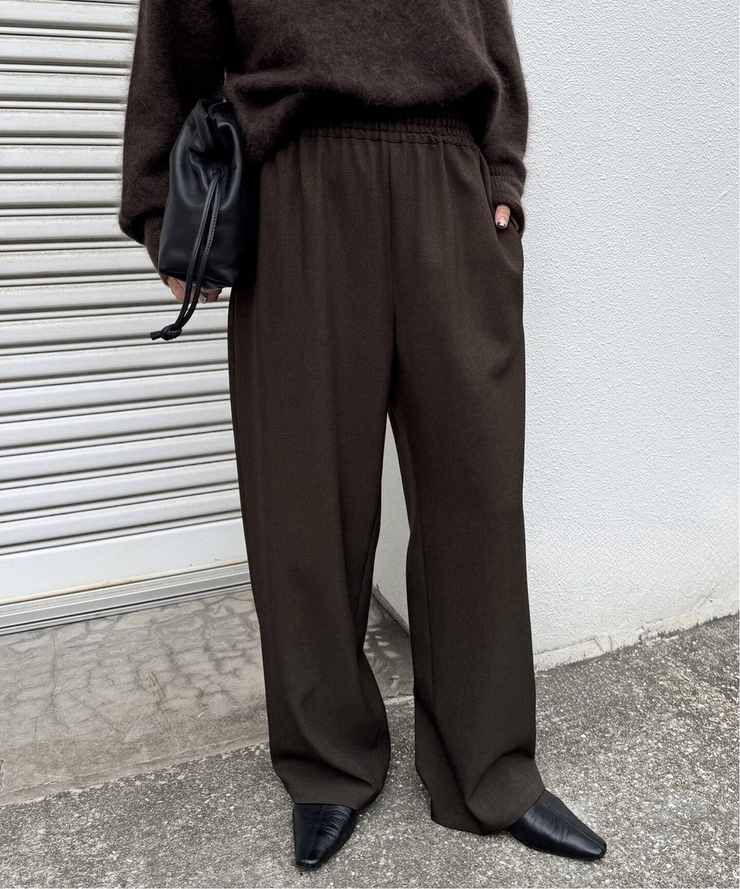 【ジャーナルスタンダード/JOURNAL STANDARD】の《追加2》ウールライクストレッチワイドパンツ インテリア・キッズ・メンズ・レディースファッション・服の通販 founy(ファニー) 　ファッション　Fashion　レディースファッション　Fashion for Women　パンツ　Pants & Trousers　今季　This Season, Current Season　シンプル　Simple, Minimal　人気　Popular, Best Seller　バランス　Balance, Style Balance　楽ちん　Easy Fit, Comfortable　ワイド　Wide, Wide Fit　夏　Summer　ブラウン|ID: prp329100004708610 ipo3291000000034008757