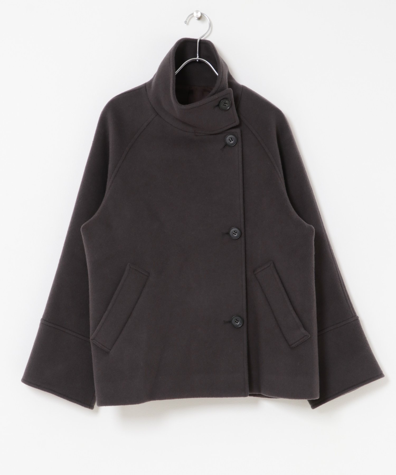 【アーバンリサーチ ロッソ/URBAN RESEARCH ROSSO】のスーパー140シャルム2WAYカラーコート 人気、トレンドファッション・服の通販 founy(ファニー) 　ファッション　Fashion　レディースファッション　Fashion for Women　アウター　Coat / Outerwear Collection　コート・ロングコート・ピーコート　Long Coats, Peacoats & More　キュプラ　Cupro, Eco Fabric　ショート　Short, Short Length　シンプル　Simple, Minimal　スタンド　Stand Collar, Upright Stand　スリーブ　Sleeve, Long Sleeve / Short Sleeve　バランス　Balance, Style Balance　マニッシュ　Mannish, Boyish　ミドル　Middle Length, Mid Height　A/W・秋冬　Autumn/Winter　冬　Winter / This Winter　2025年　2025　2025-2026秋冬・A/W　Autumn/Winter 2025–26 AW25–26　 other-1|ID: prp329100004708629 ipo3291000000034009059