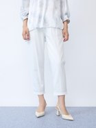 【ラシュッド/LASUD】のテーパードロールアップパンツ 人気、トレンドファッション・服の通販 founy(ファニー) ファッション Fashion レディースファッション Fashion for Women パンツ Pants & Trousers バランス Balance, Style Balance エレガント 上品 Elegant thumbnail オフホワイト|ID: prp329100004708634 ipo3291000000034009090