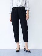 【ラシュッド/LASUD】のテーパードロールアップパンツ 人気、トレンドファッション・服の通販 founy(ファニー) ファッション Fashion レディースファッション Fashion for Women パンツ Pants & Trousers バランス Balance, Style Balance エレガント 上品 Elegant thumbnail ブラック|ID: prp329100004708634 ipo3291000000034009091