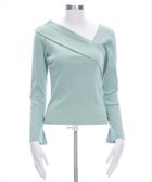 【クリア/clear】の袖スリットクロスリブカットソー 人気、トレンドファッション・服の通販 founy(ファニー) ファッション Fashion レディースファッション Fashion for Women トップス・カットソー Cut & Sew Tops カットソー・ベーシックTシャツ Cut-and-Sewn Tops / Stretch Tees & Basics おすすめ Recommended / Our Picks アクセサリー Fashion Accessories カットソー Cut and Sewn Top スリット Slit, Slit Detail フィット Fit, Slim Fit フレア Flare, Flared マーメイド Mermaid, Fishtail Silhouette エレガント 上品 Elegant thumbnail MNT|ID: prp329100004708637 ipo3291000000034009159