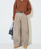 【フリークスストア/FREAK'S STORE】のコーデュロイ カーブ パンツ【限定展開】 25AW ライトグレー|ID: prp329100004708646 ipo3291000000034577022