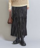 【ユナイテッドアローズ/UNITED ARROWS】のチンツ ランダムプリーツ スカート BLACK|ID: prp329100004708662 ipo3291000000034009491