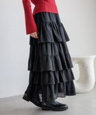 【ローリーズファーム/LOWRYS FARM】のタータンチェックティアードスカート 人気、トレンドファッション・服の通販 founy(ファニー) ファッション Fashion レディースファッション Fashion for Women スカート Skirts ティアードスカート Tiered Skirts ギャザー Gathered, Ruffled シンプル Simple, Minimal ティアード Tiered, Tiered Style バランス Balance, Style Balance 秋 Autumn thumbnail ブラック|ID: prp329100004708673 ipo3291000000034009642