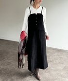 【シェトワ/Chez toi】のIラインキャミワンピース×ニットプルオーバー ブラック|ID: prp329100004708685 ipo3291000000034009854