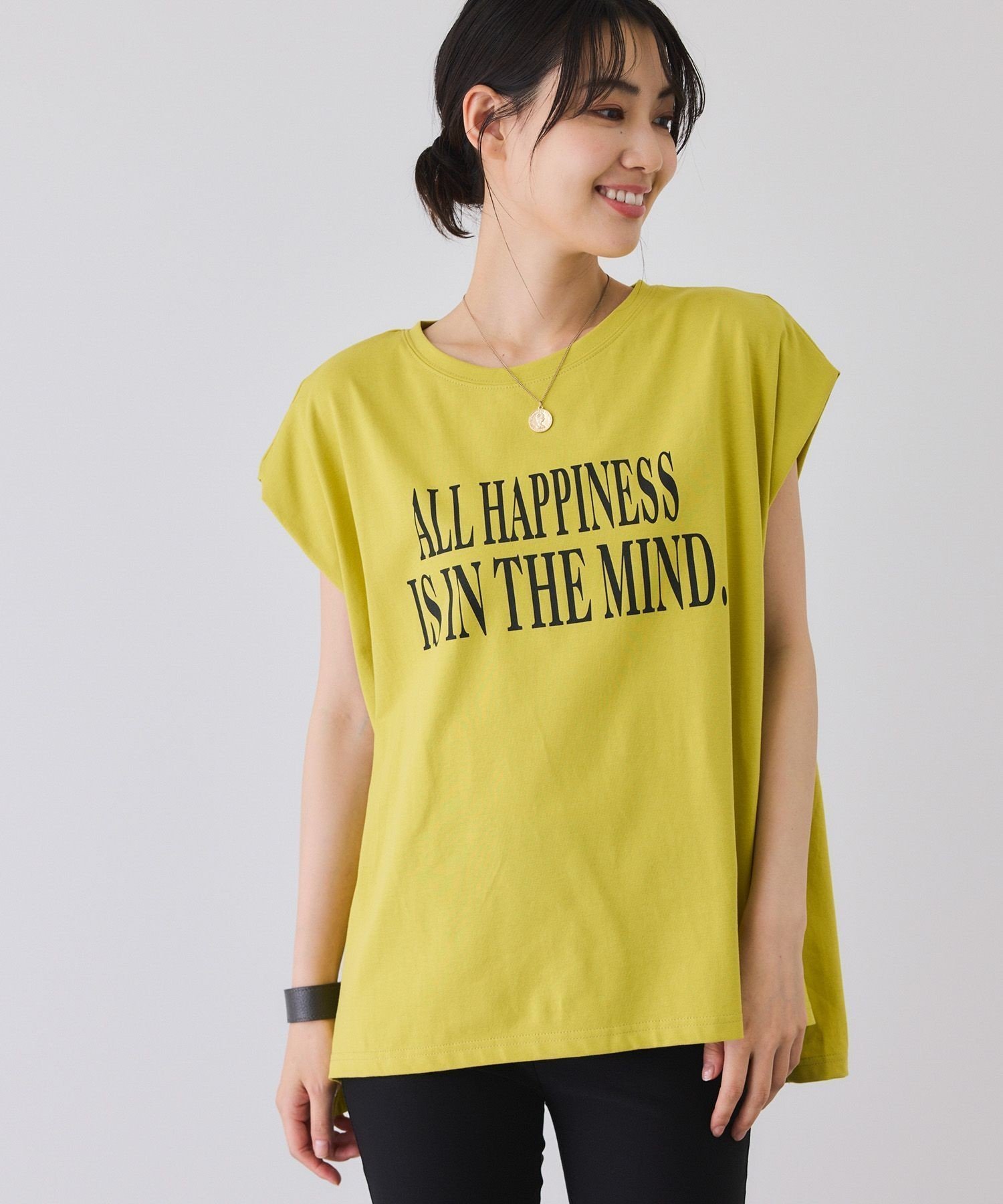 【ジャイロ/JAYRO】のフレンチロゴTシャツ インテリア・キッズ・メンズ・レディースファッション・服の通販 founy(ファニー) 　ファッション　Fashion　レディースファッション　Fashion for Women　トップス・カットソー　Cut & Sew Tops　シャツ・ブラウス・オフィスカジュアル　Elegant Blouses & Button-Ups　ロングTシャツ・Tシャツ　Longline T-Shirts & Tees　イエロー　Yellow　春　Spring　シンプル　Simple, Minimal　スリーブ　Sleeve, Long Sleeve / Short Sleeve　バランス　Balance, Style Balance　フェミニン　Feminine, Girly　フレア　Flare, Flared　フレンチ　French, French Style　ボトム　Bottoms, Lower Wear　ポケット　Pocket, Pocket Detail　リラックス　Relax, Relaxed Fit　ワイド　Wide, Wide Fit　S/S・春夏　SS, Spring/Summer, Warm Season　おすすめ　Recommended / Our Picks　夏　Summer　イエロー(80)|ID: prp329100004708698 ipo3291000000034010089