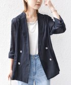【シップス フォー ウィメン/SHIPS】の手洗い可能 ラミー 4 シアー ジャケット ネイビー|ID: prp329100004708699 ipo3291000000034010095