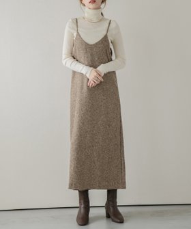 【ラジュール/Lajour】のIラインキャミワンピース 人気、トレンドファッション・服の通販 founy(ファニー) ファッション Fashion レディースファッション Fashion for Women ワンピース Dresses キャミソールワンピース Camisole Dresses インナー Innerwear カットソー Cut and Sewn Top スリット Slit, Slit Detail トレンド Trend, Trending Now ハイネック High Neck, Mock Neck ラップ Wrap, Wrap Design ロング Long, Long-Length エレガント 上品 Elegant |ID:prp329100004708709