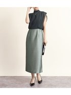 【ヴァン/Vin】のツヤジャガードIラインコンビワンピース シルバー|ID: prp329100004708726 ipo3291000000034570151