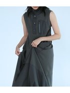 【ラシュッド/LASUD】のバックアジャスターバルーンワンピース チャコールグレー|ID: prp329100004708727 ipo3291000000034010371