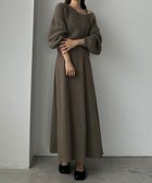 【ジュノア/JUNOAH】のLouere ショートニットトップス+フレアキャミワンピース グレージュ|ID: prp329100004708757 ipo3291000000034643528