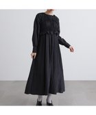 【エヌ ナチュラルビューティーベーシック/N.Natural Beauty basic】のビスチェ切替シャーリングワンピース スミクロ|ID: prp329100004708771 ipo3291000000034010999
