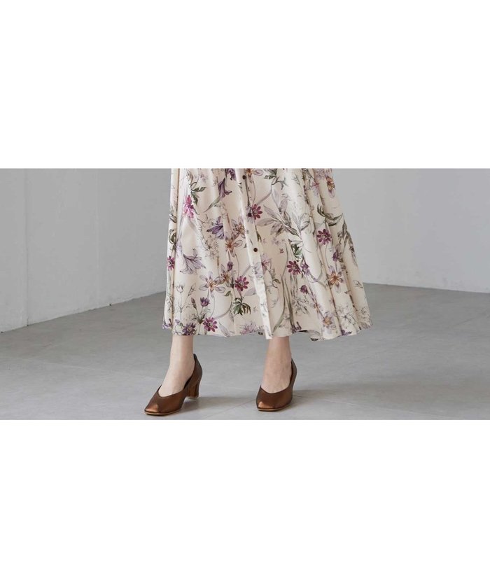 【ラナン/Ranan】のRanan/レトロフラワーシャツワンピース インテリア・キッズ・メンズ・レディースファッション・服の通販 founy(ファニー) https://founy.com/ ファッション Fashion レディースファッション Fashion for Women ワンピース Dresses シャツワンピース / 1枚で着映えコーデ Shirt Dresses フェミニン Feminine, Girly フロント Front, Front Design プリント Print, Printed Pattern エレガント 上品 Elegant |ID: prp329100004708772 ipo3291000000034011003