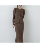 【エヌ ナチュラルビューティーベーシック/N.Natural Beauty basic】の柄編みニットセットアップ カーキ|ID: prp329100004708778 ipo3291000000034011058