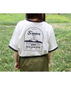 【アイモハ/aimoha】のS more diner ringer T-shirt 人気、トレンドファッション・服の通販 founy(ファニー) ファッション Fashion レディースファッション Fashion for Women トップス・カットソー Cut & Sew Tops シャツ・ブラウス・オフィスカジュアル Elegant Blouses & Button-Ups ロングTシャツ・Tシャツ Longline T-Shirts & Tees アウトドア Outdoor Clothing プリント Print, Printed Pattern 夏 Summer thumbnail グレー|ID: prp329100004708783 ipo3291000000034011111