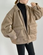 【リエディ/Re:EDIT】のムートンボアビックポケットミドル丈ステンカラーコート 人気、トレンドファッション・服の通販 founy(ファニー) ファッション Fashion レディースファッション Fashion for Women アウター Coat / Outerwear Collection コート・ロングコート・ピーコート Long Coats, Peacoats & More なめらか Smooth, Silky Texture ショルダー Shoulder, Shoulder Strap トレンド Trend, Trending Now ドロップ Drop Shoulder, Dropped Style フェイクムートン Faux Shearling, Faux Mouton 冬 Winter / This Winter 防寒 Cold Protection, Winter-Ready thumbnail モカ|ID: prp329100004708788 ipo3291000000034011225