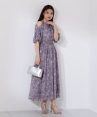 【プロポーション ボディドレッシング/PROPORTION BODY DRESSING】のオープンショルダー花柄ワンピース チャコール2|ID: prp329100004708789 ipo3291000000034011237