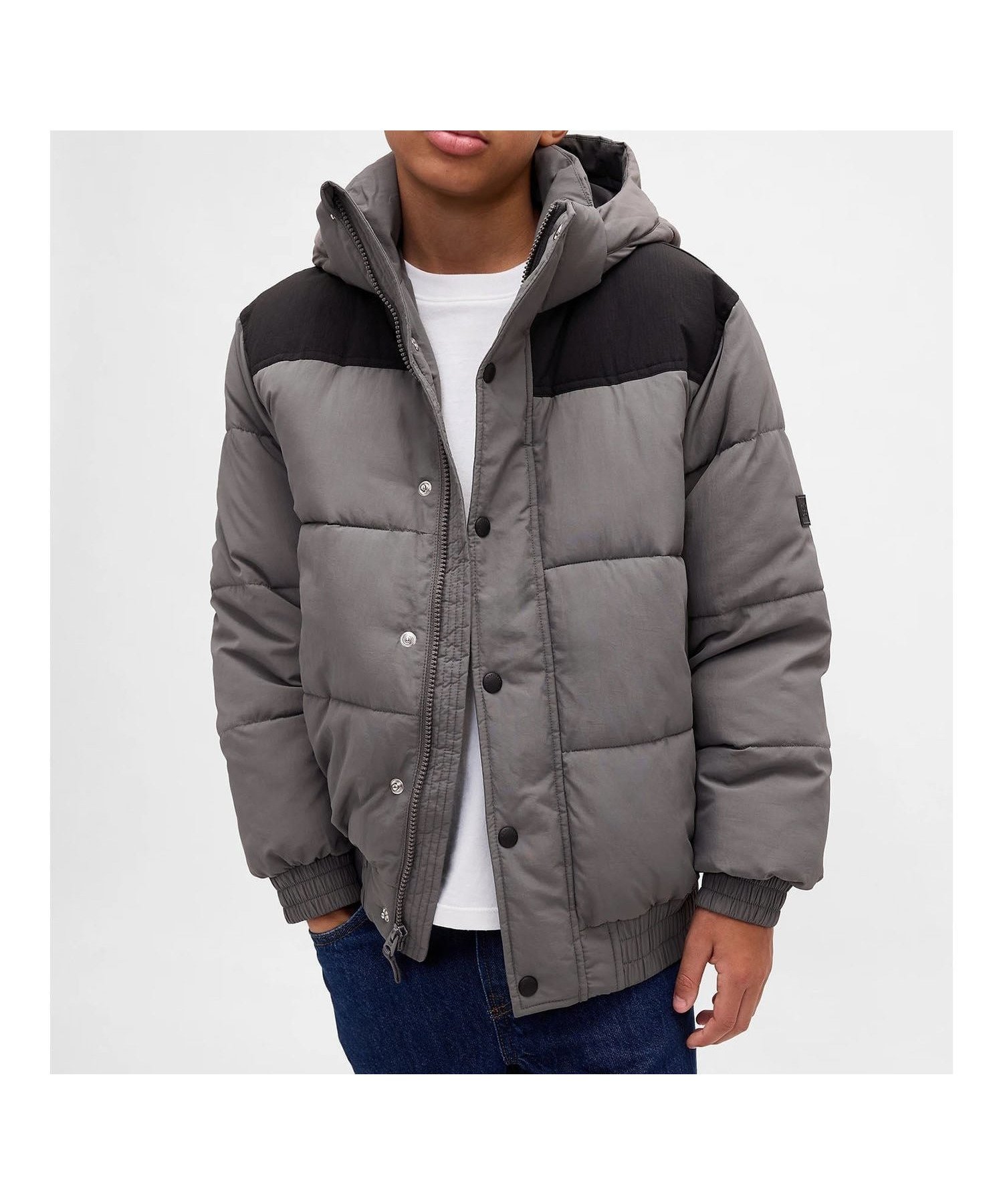 【ギャップ/GAP / KIDS】のパファージャケット (キッズ) インテリア・キッズ・メンズ・レディースファッション・服の通販 founy(ファニー) 　ファッション　Fashion　キッズファッション　Fashion for Kids　おすすめ　Recommended / Our Picks　キルティング　Quilted, Quilting　ストレート　Straight, Straight Cut　フィット　Fit, Slim Fit　フロント　Front, Front Design　ポケット　Pocket, Pocket Detail　ヨーク　Yoke, Yoke Design　長袖　Long Sleeve, Full Sleeve　SHARK_FIN|ID: prp329100004708909 ipo3291000000034119312