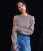 【ノエラ/Noela】のオープンショルダーフォックスニット 人気、トレンドファッション・服の通販 founy(ファニー) ファッション Fashion レディースファッション Fashion for Women トップス・カットソー Cut & Sew Tops ニット Knit Tops & Sweaters フォックス Fox, Fox Fur ポケット Pocket, Pocket Detail thumbnail ベージュ|ID: prp329100004708926 ipo3291000000034012996