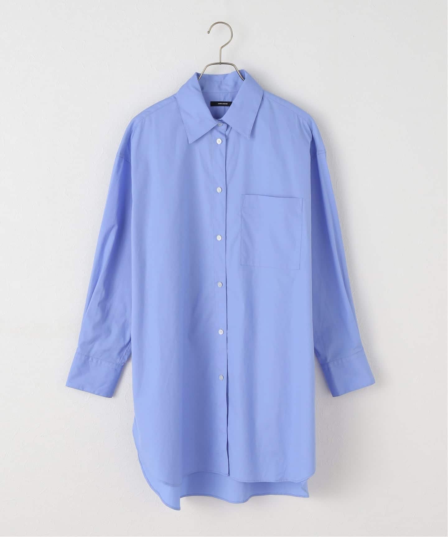 【ジャーナルスタンダード/JOURNAL STANDARD】のコットンオーバーチュニックシャツ インテリア・キッズ・メンズ・レディースファッション・服の通販 founy(ファニー) 　ファッション　Fashion　レディースファッション　Fashion for Women　トップス・カットソー　Cut & Sew Tops　シャツ・ブラウス・オフィスカジュアル　Elegant Blouses & Button-Ups　2025年　2025　2025-2026秋冬・A/W　Autumn/Winter 2025–26 AW25–26　インナー　Innerwear　スマート　Smart, Elegant　チュニック　Tunic, Long Top　サックスブルー|ID: prp329100004708956 ipo3291000000034013347