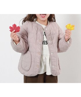 【デビロック/devirock / KIDS】の洗える ハートキルティング 裏あったかボアジャケット ダウンジャケット コート 25AW 人気、トレンドファッション・服の通販 founy(ファニー) ファッション Fashion キッズファッション Fashion for Kids 洗える Machine Washable キルティング Quilted, Quilting キルト Quilt, Quilted Fabric ジャケット Jacket, Outerwear ダウン Down, Puffer トレンド Trend, Trending Now ピーチ Peach, Soft Touch A/W・秋冬 Autumn/Winter 2025年 2025 2025-2026秋冬・A/W Autumn/Winter 2025–26 AW25–26 |ID:prp329100004708980