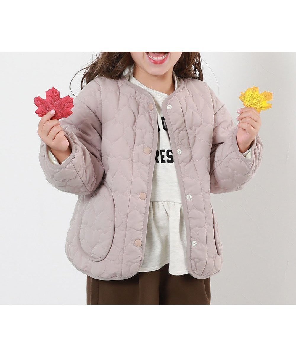 【デビロック/devirock / KIDS】の洗える ハートキルティング 裏あったかボアジャケット ダウンジャケット コート 25AW 人気、トレンドファッション・服の通販 founy(ファニー) ファッション Fashion キッズファッション Fashion for Kids 洗える Machine Washable キルティング Quilted, Quilting キルト Quilt, Quilted Fabric ジャケット Jacket, Outerwear ダウン Down, Puffer トレンド Trend, Trending Now ピーチ Peach, Soft Touch A/W・秋冬 Autumn/Winter 2025年 2025 2025-2026秋冬・A/W Autumn/Winter 2025–26 AW25–26 other-1|ID: prp329100004708980 ipo3291000000034119391