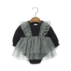 【ブランシェス/branshes / KIDS】の【おそろい】チュールレイヤード風カバーオール 人気、トレンドファッション・服の通販 founy(ファニー) ファッション Fashion キッズファッション Fashion for Kids インナー Innerwear スーツ Suit, Formalwear チュール Tulip, Tulip Motif ドッキング Docking, Mixed Material ベーシック Basic, Essential 長袖 Long Sleeve, Full Sleeve |ID:prp329100004708986